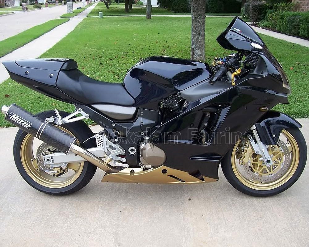 Amazon | 忍者 ゴールドブラック黒フェアリングキットNinja 適用ZX-12R