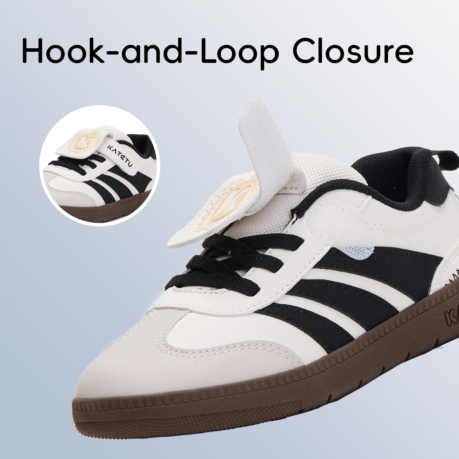 Girls Boys Sneakers Toddler Kids Breathable Shoes Walking Non-Slip Strap Tennis Outdoor Shoe