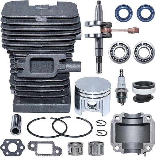 Miniatura 2 de 38MM para motosierra Stihl MS170 MS180 018 017 Cilindro del motor Cigüeñal Pistón, Cilindro, Pistón, Pin, Anillos, Circlip, Cojinete de aguja, Sello