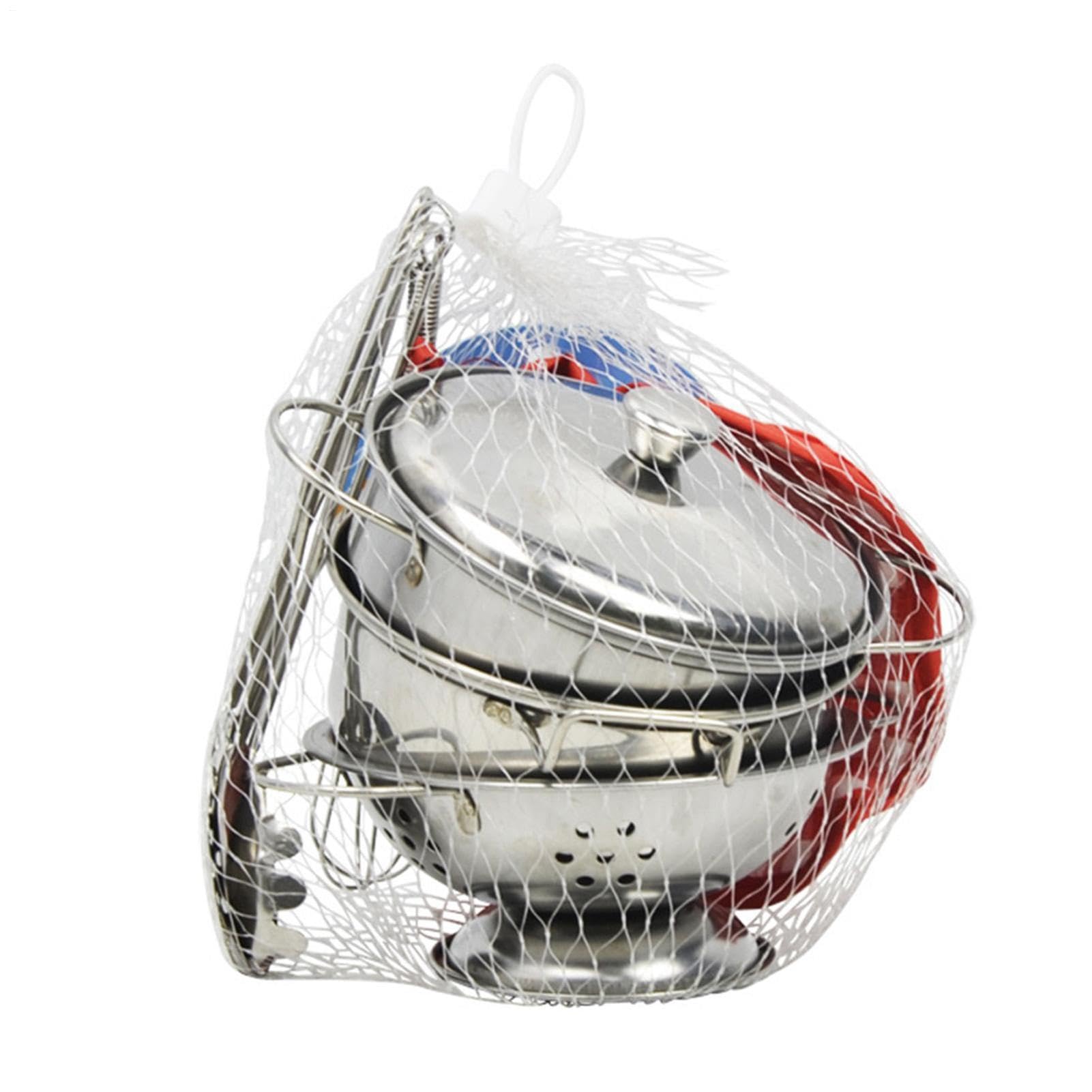 Toy Pots and Pans Stainless Steel Cooking Utensils Set
