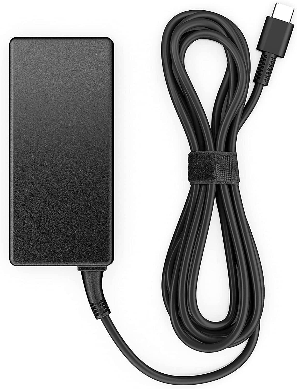 HP Adattatore CA USB-C da 45 W, Compatibile con Notebook e Tablet HP dotati di porta USB-C, Jack CA da 4,5 mm, Nero