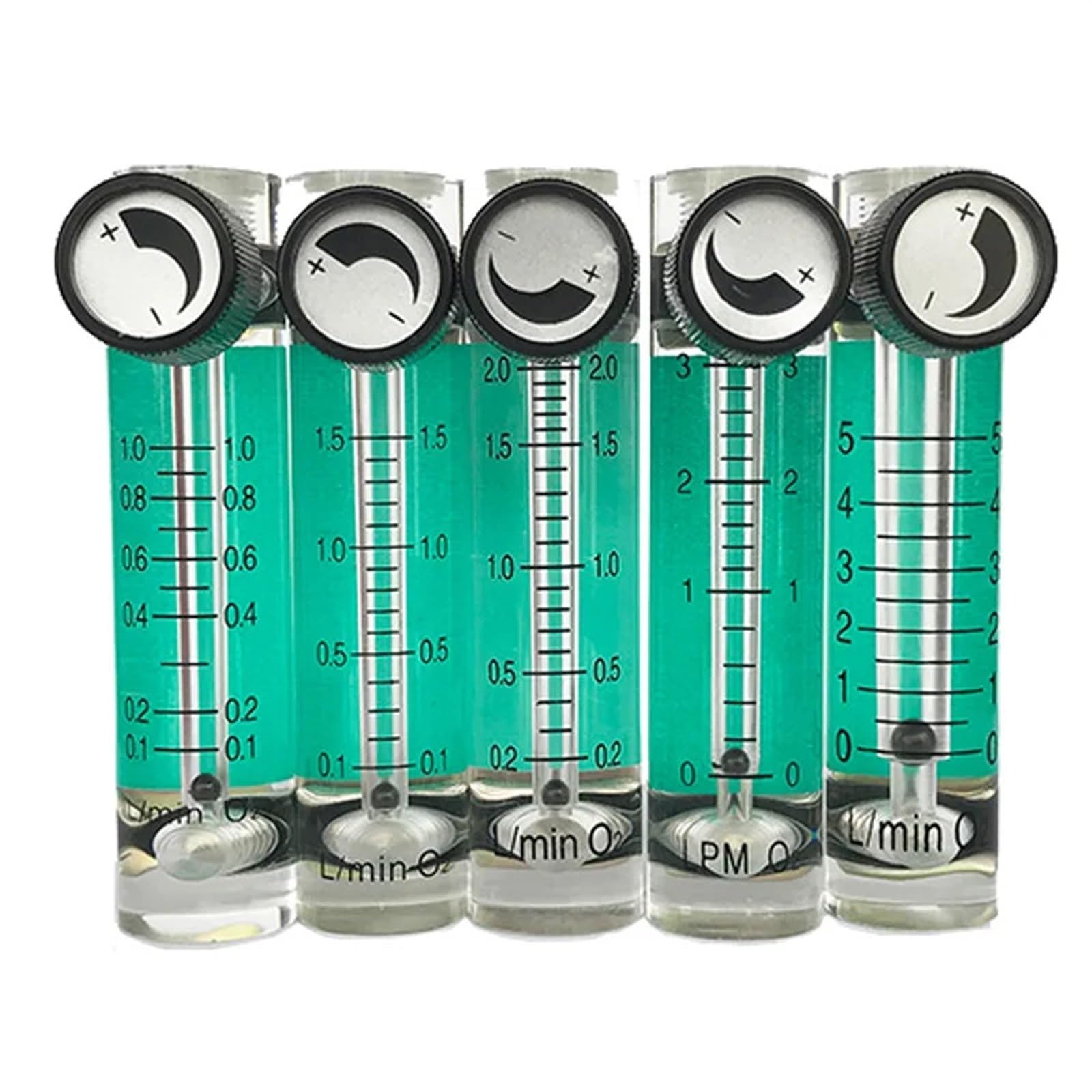 Misuratore di portata for ossigeno 1PC con controllo for gas aria ossigeno(2-20 LPM 116 H)