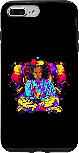 iPhone 7 Plus8 Plus Streetwear synthwave 80s 90s black pride girl clown hip teen Case