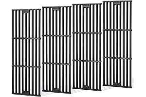 Criditpid Cast Iron Cooking Grates for Char Griller - Perfect Replacement Parts