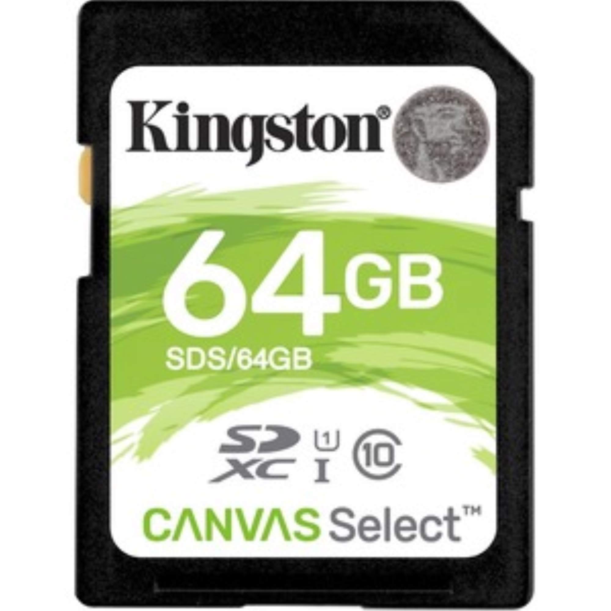 Kingston Carte Mémoire SD card SDS/16GB Canvas Select UHS-I Classe 10 avec vitesse de lecture allant jusqu’à 80Mo/s