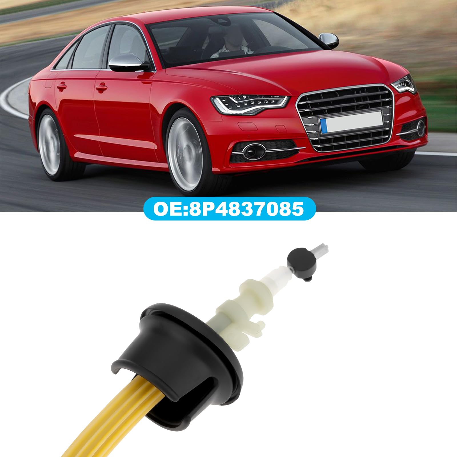 1x Türschlosszug Innenbetätigung 8P4837085 Kompatibel mit Audi A3 8P Sportback für Fronttür