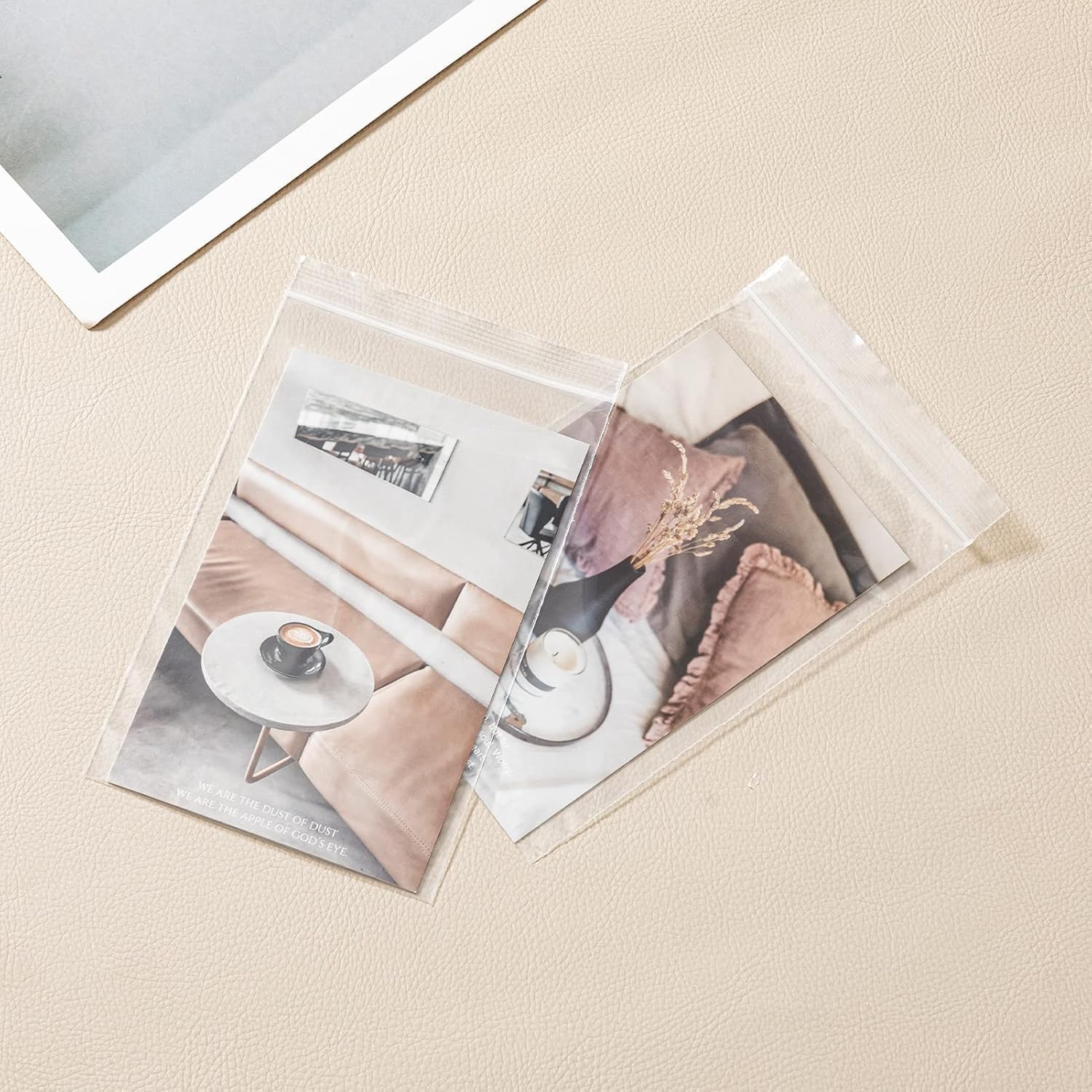 joybest 4 X 6 Inch (1000 Pcs) Clear Plastic Bags, Reclosable Zipper Poly Bags with Resealable Zip Top Lock for Prints, Snacks, Jewelry, Crafts, Office Supplies - Image 7