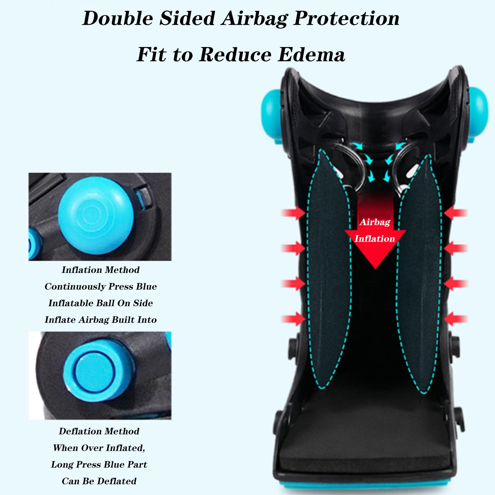SFKLYU Inmovilizador Ortopédico para Dormir, Bota de Soporte para Tobillo y Pie para Fracturas, Férula Nocturna para Fascitis Plantar y Tendinitis Aquílea,A Left,S