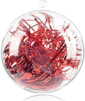 20 Adet 80 mm S s Toplar  Noel Dekorasyon Toplar ,  effaf Plastik Doldurulabilir S s Topu, Noel i in Kendin Yap  effaf Plastik Toplar, Yeni Y l Hediyesi, D n Ev Dekoru 7,8 cm