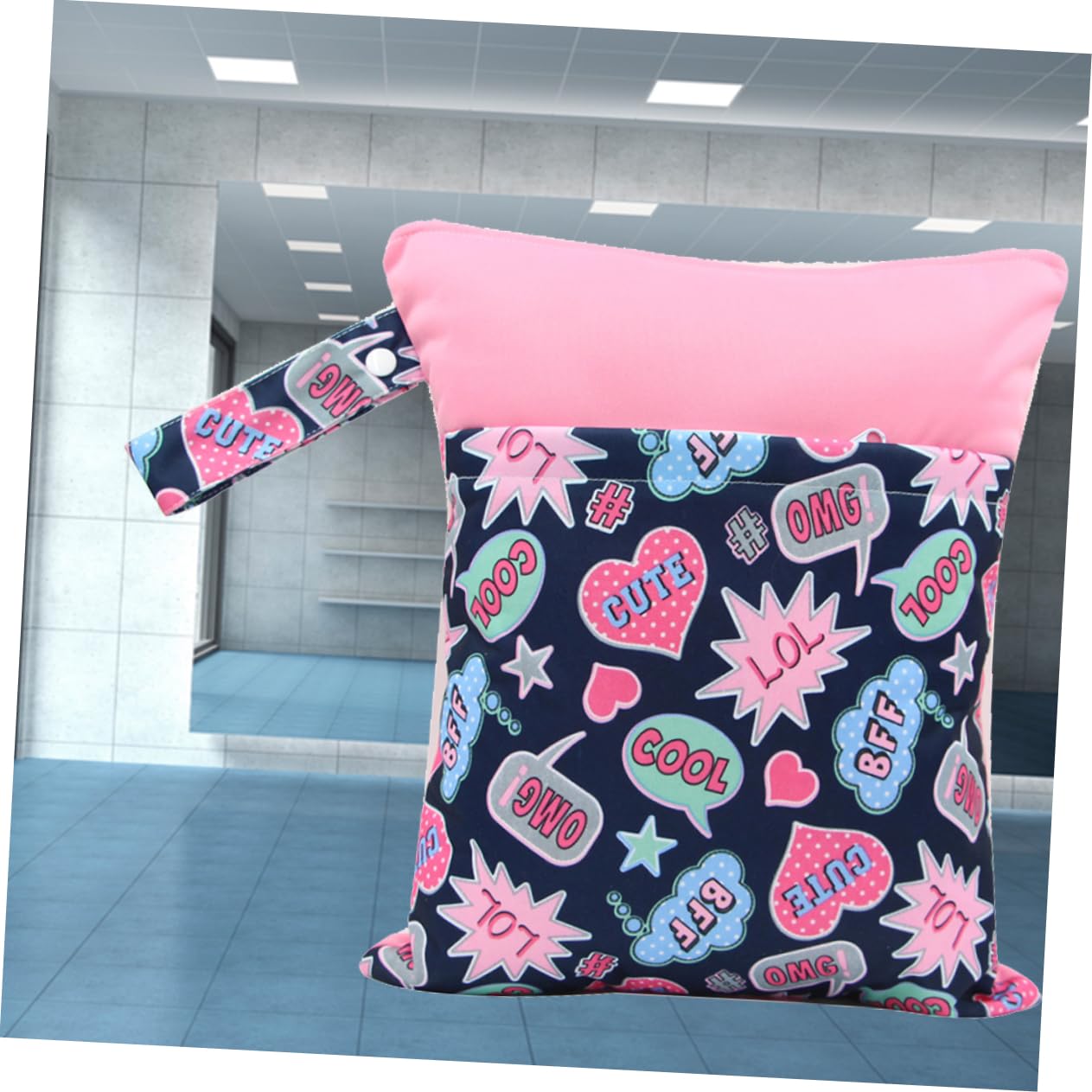 TOYANDONA 3 Piezas Bolsa Mojada De Pañales Bolso De La Primera Regla Bolsa De Almacenamiento De Tampones Bolsa De Toallas Sanitarias Recoger Bolsas Bolsa De Pañales Soporte Bebé Impresión