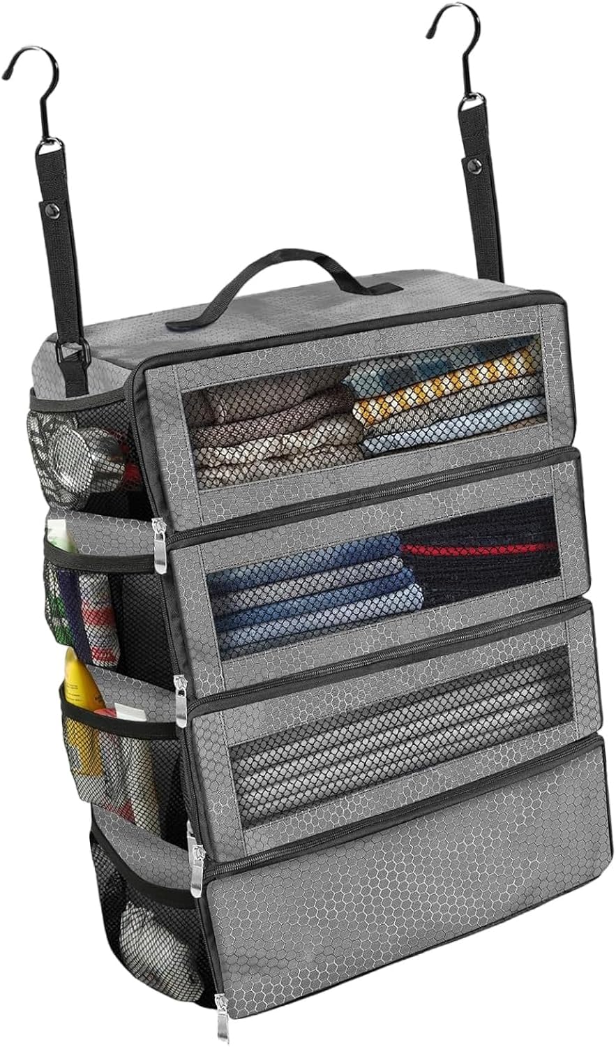 Borsa portaoggetti pieghevole multifunzionale per abiti da viaggio pratici con ampio spazio per viaggi a breve termine