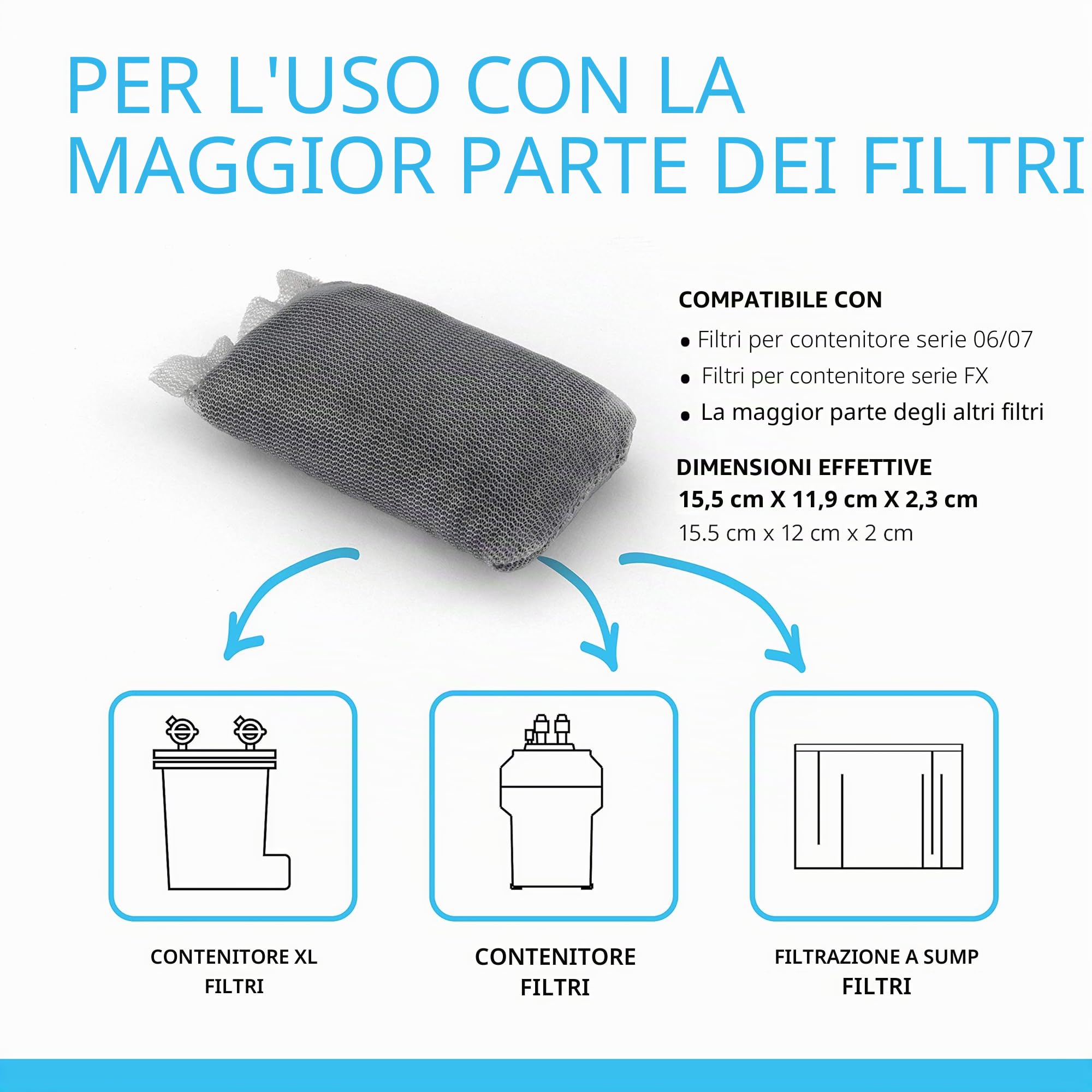 Fluval A1440 Carbone Attivo, Pacco Triplo da 300 G