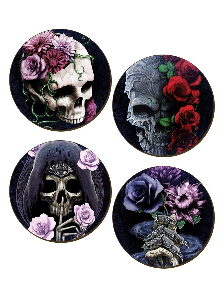 Requiem Collective Nc 4 Piece Coaster Set 9.5 X 9.5Cm