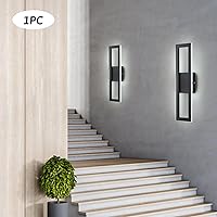 Vista 7 de Lámpara de pared LED para interiores, lámpara de pared moderna de 15.74 pulgadas, lámpara de pared de barra larga, lámpara de decoración con luz