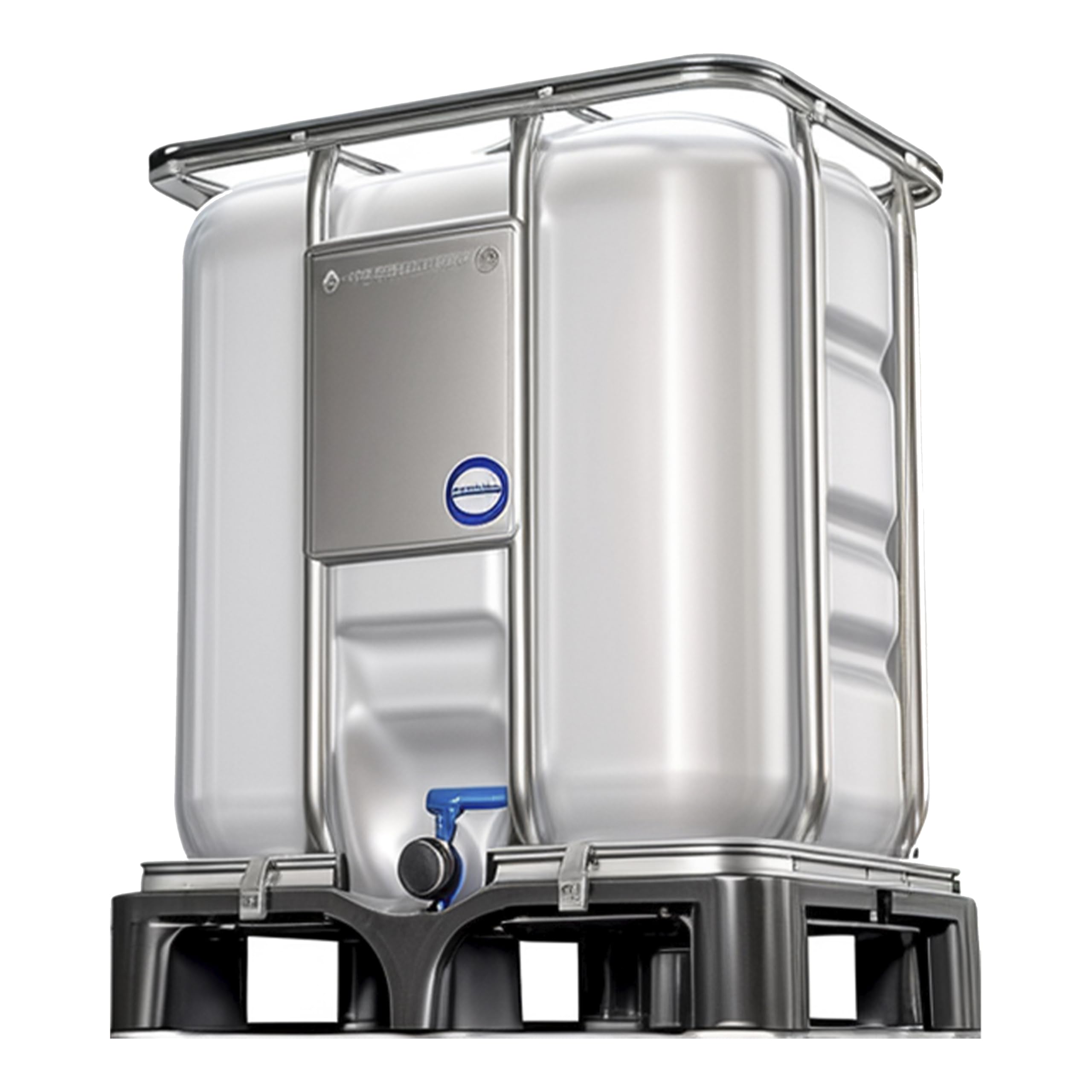 WERIT Depósito de Agua 300L IBC GRG - Con Grifo, Palet Reforzado, Certificación ADR, Contenedor de Agua, Ideal para Almacenamiento y Transporte Seguro de Líquidos, Alta Durabilidad y Fiabilidad