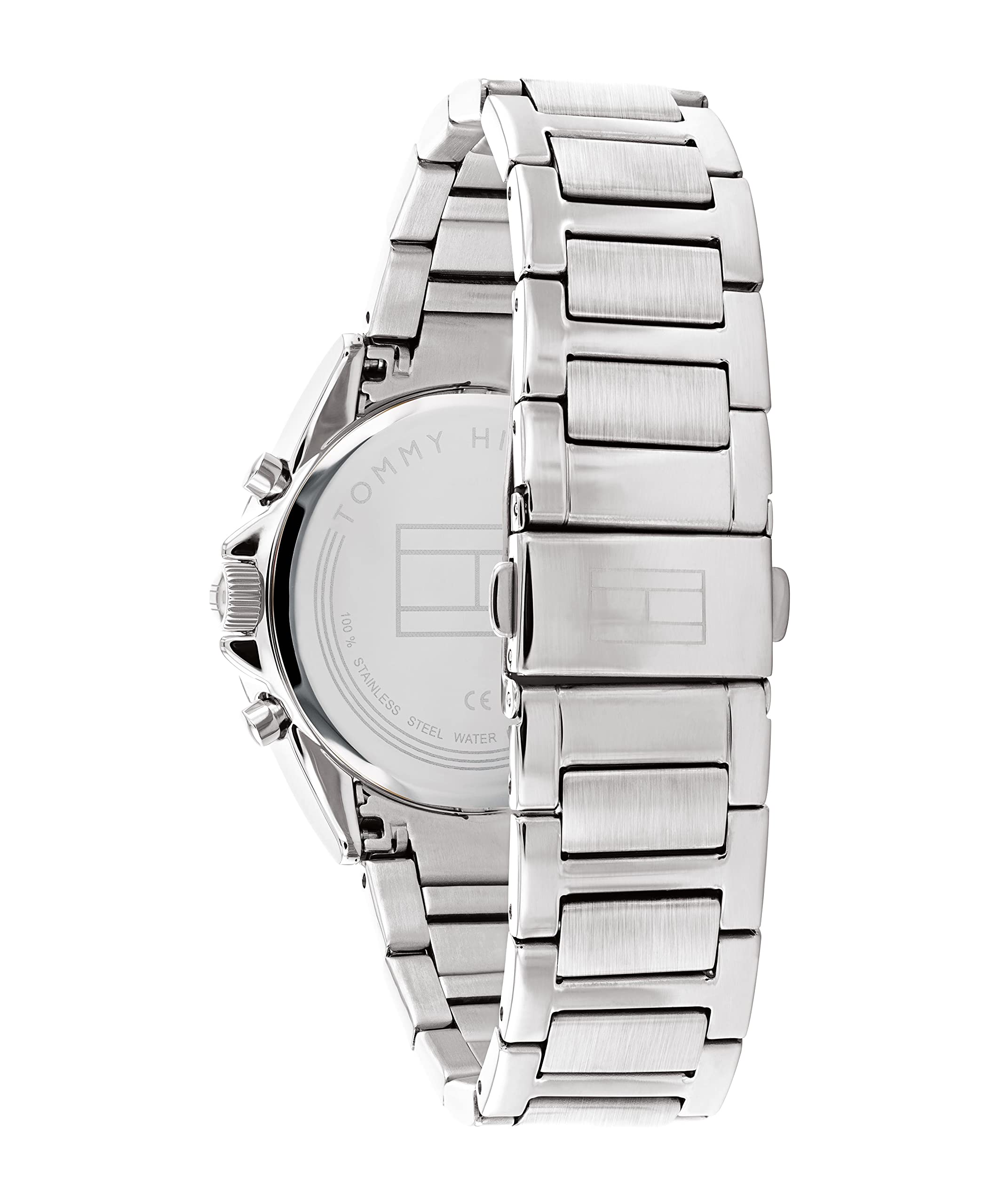Tommy Hilfiger Orologio Analogico Multifunzione al Quarzo da Donna con Cinturino in Acciaio Inossidabile - Disponibile in versione Oro o Argento