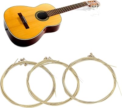 3 Set 18Pcs Universal Guitar Strings, Colorful Steel Acoustic Guitar String Replacement for Folk Guitar Musical Instrument Accessories#1