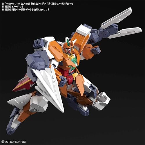 Miniatura 4 de Bandai Hobby - Gundam Build Divers - #25 Saturnix Armas, Bandai Spirits HGBD 1/144 Model Kit