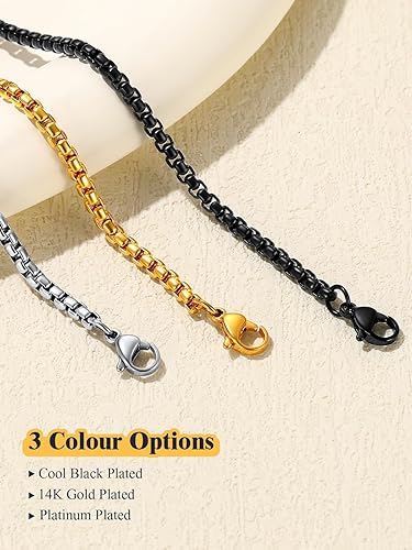 Miniatura 9 de U7 - Tobillera de acero inoxidable para mujer o niña, dorado o dorado rosa 18K con dije diseño de corazóninfinitofigaro, cadena de eslabones de 25 a