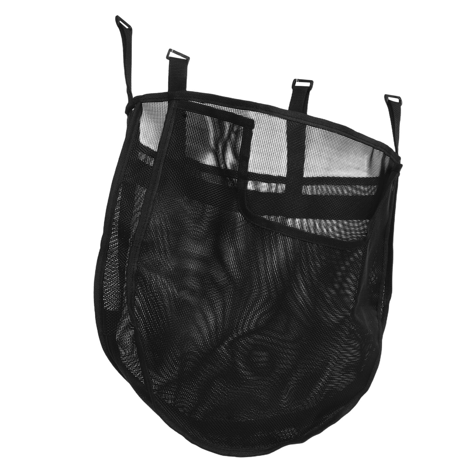 Bolsa de malla con cremallera para juguetes de baño colgante y con gran capacidad familiar