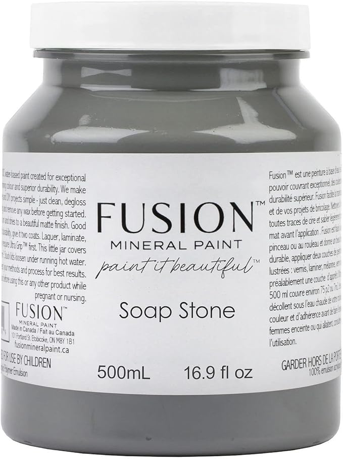 Fusion Mineral Paint 500 ml Soapstone, House Paint Amazon Canada