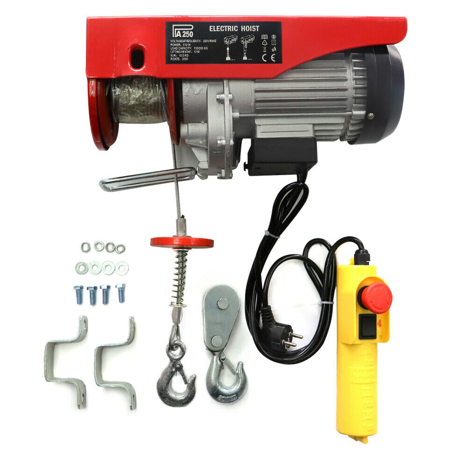 Buy iropro 550lbs / 250KG Electric Hoist Winch Electric Lift Scaffold