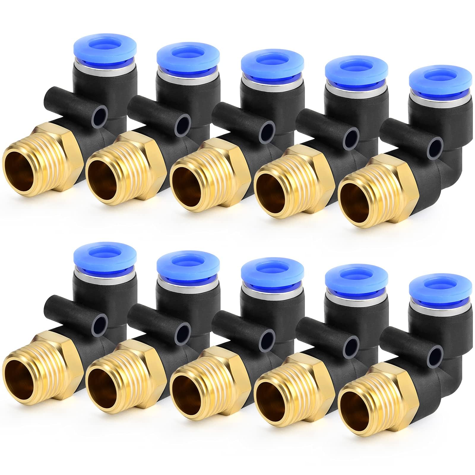 Conector de presión de 12 mm para reparar fugas de aire comprimido en talleres