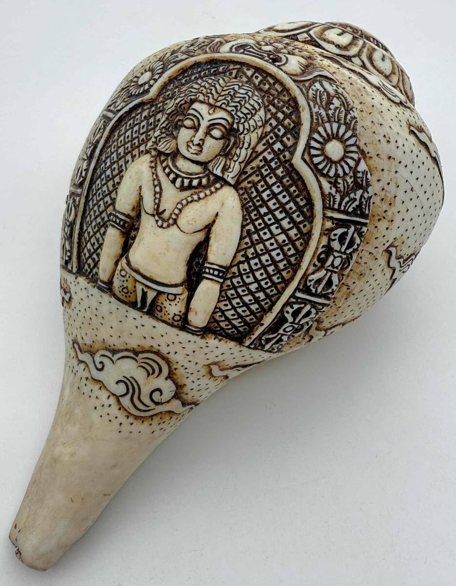 ◇チベット密教法具 法螺貝 シャンカ） ヴィルーパ-2 - REXANT.RU