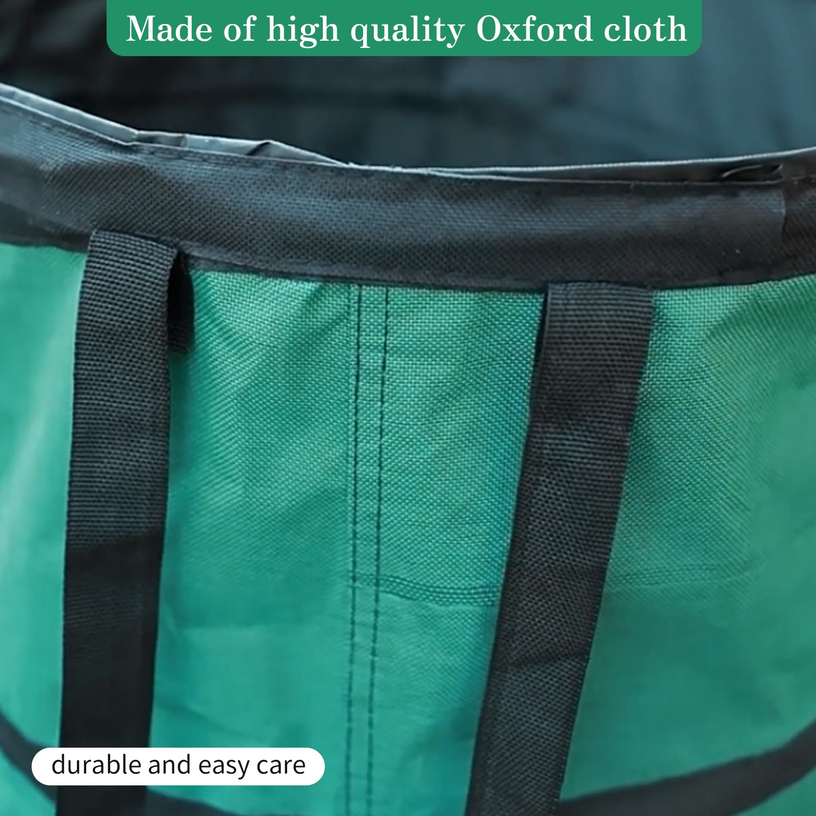 Sac Dechets Verts, avec poignées Sacs de Jardin Sac Poubelle réutilisable, Sacs de Jardin Heavy Duty, 85L 2pcs