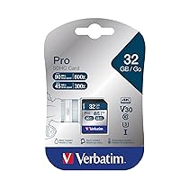 Verbatim Pro Flash Card SD, 32GB, Nero