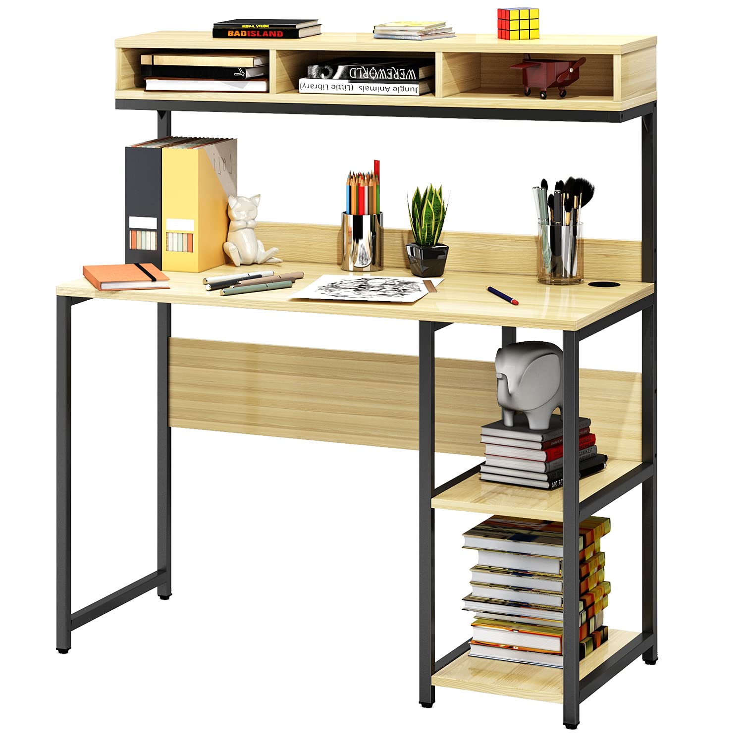 Buy VIPEK Computer Desk 42 Inch Study Writing Desk PC Laptop Table for