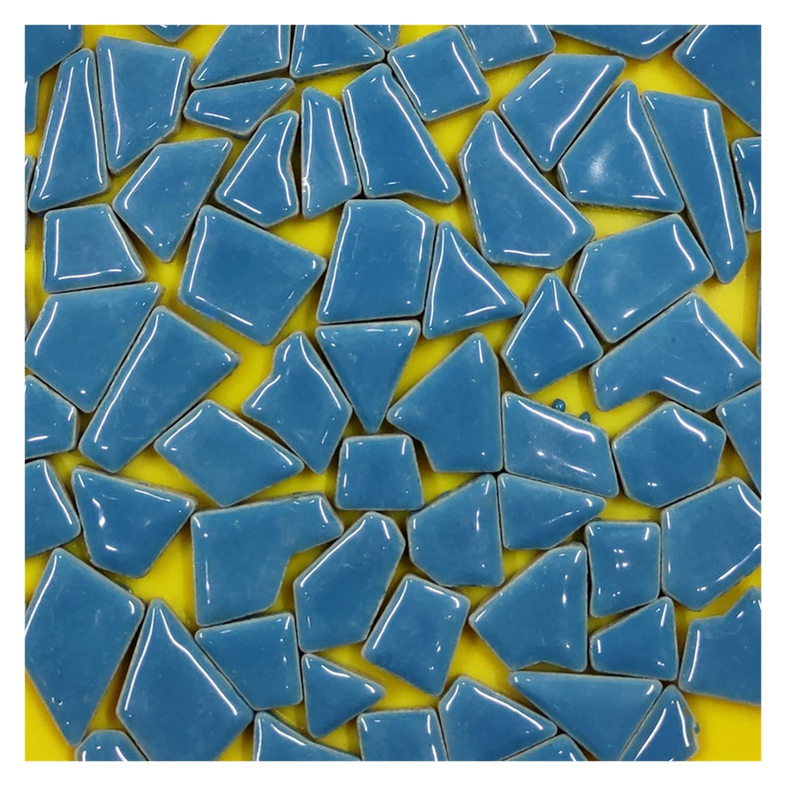 Tessere di Mosaico. 100 g di Mosaico Irregolare, Piastrelle in Ceramica for Mosaico Creativo, Fai da Te, Hobby, Artigianato da Parete, Materiali Decorativi Fatti a Mano, Pezzi di Mosaico