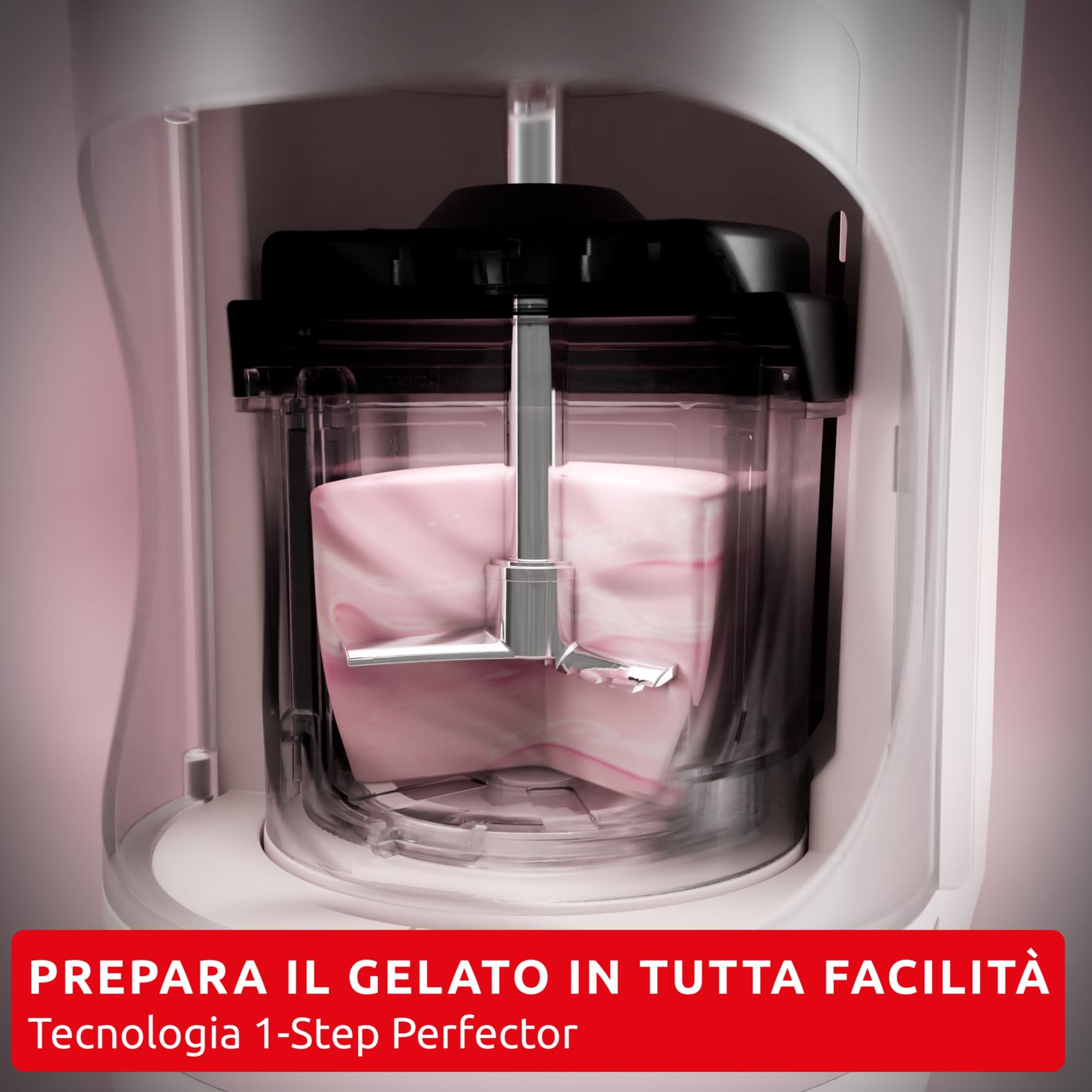 Moulinex Dolci, Lodówka, 10 programów w 1, czyszczenie z automatycznym płukaniem, technologia 1 Step Perfector, MJ602AF0