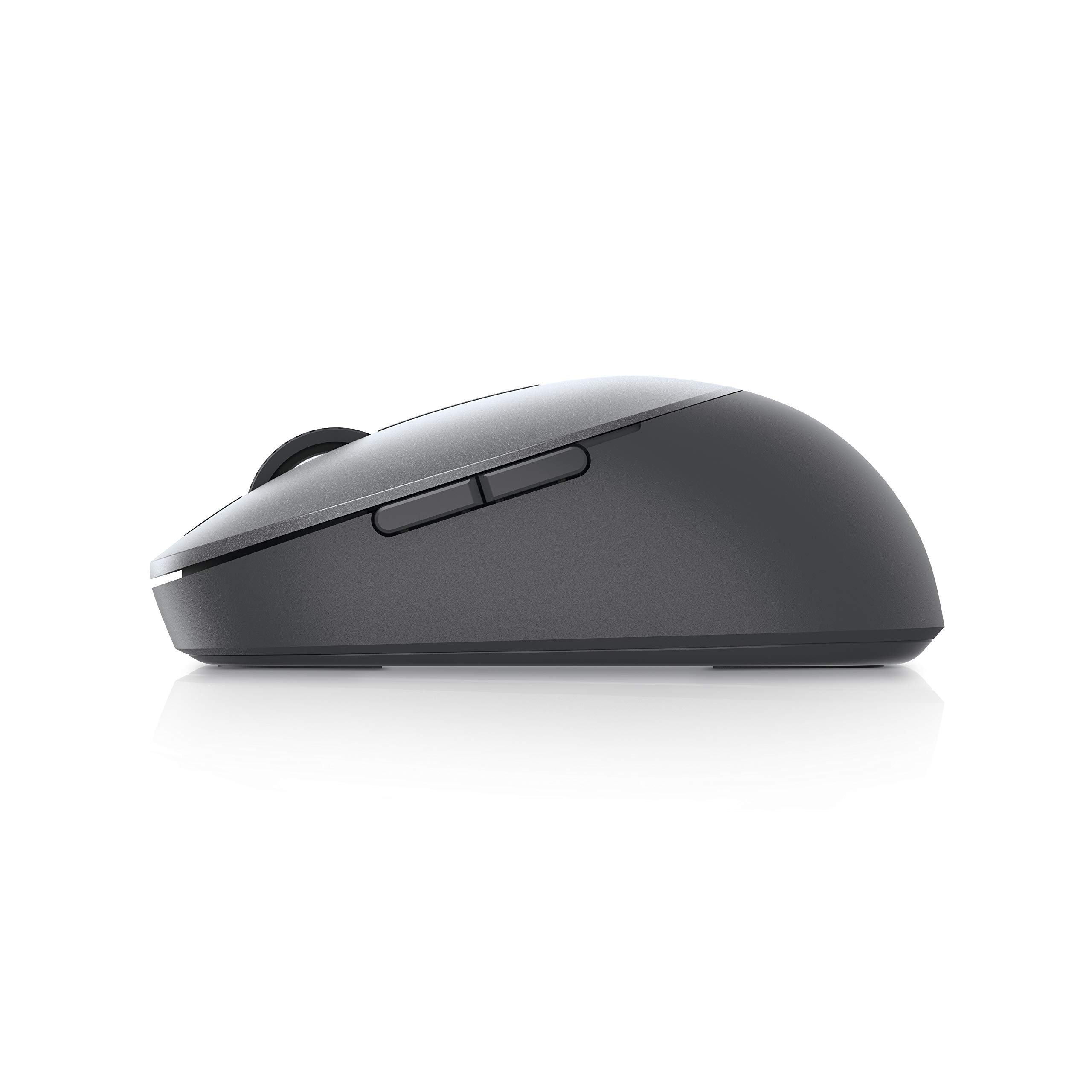 Dell MS5120W-Titan - Mouse wireless a doppia connettività (Bluetooth 5.0/Wireless 2.4G) con pulsante programmabile, grigio