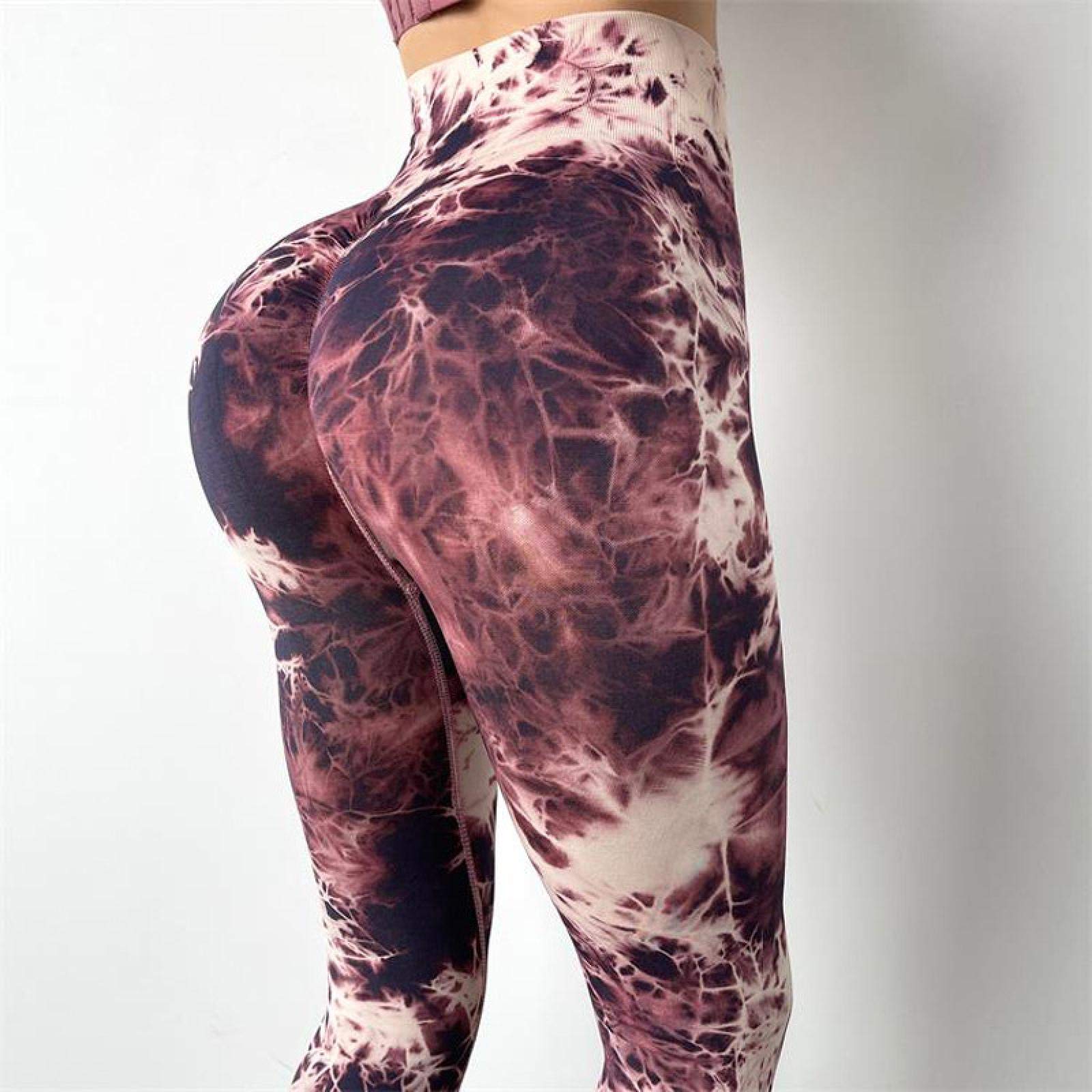 Leggings für Damen Nahtlose Leggings Damen Fitness Gym Hose Mit Hoher Taille Push Up Workout Laufsport Butt Lift Leggings