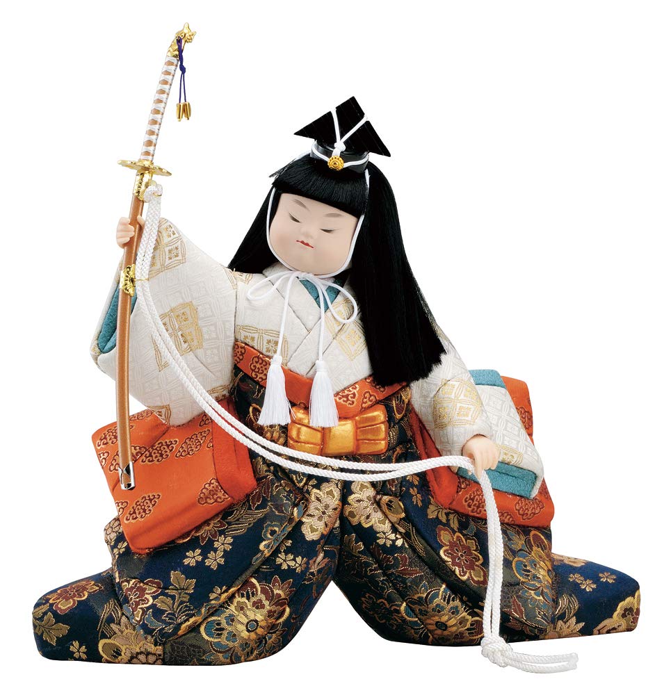 五月人形　木目込み人形　錦太刀　太刀武者　武者人形　高さ約31cm　匿名配送 Amazon | 木目込み 人形 キットきめこみ 材料 五月人形 「太刀武者