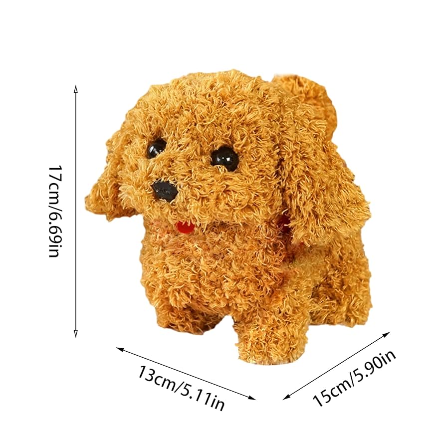 電子ウォーキング秋田犬のぬいぐるみ、リアルなインタラクティブな子犬