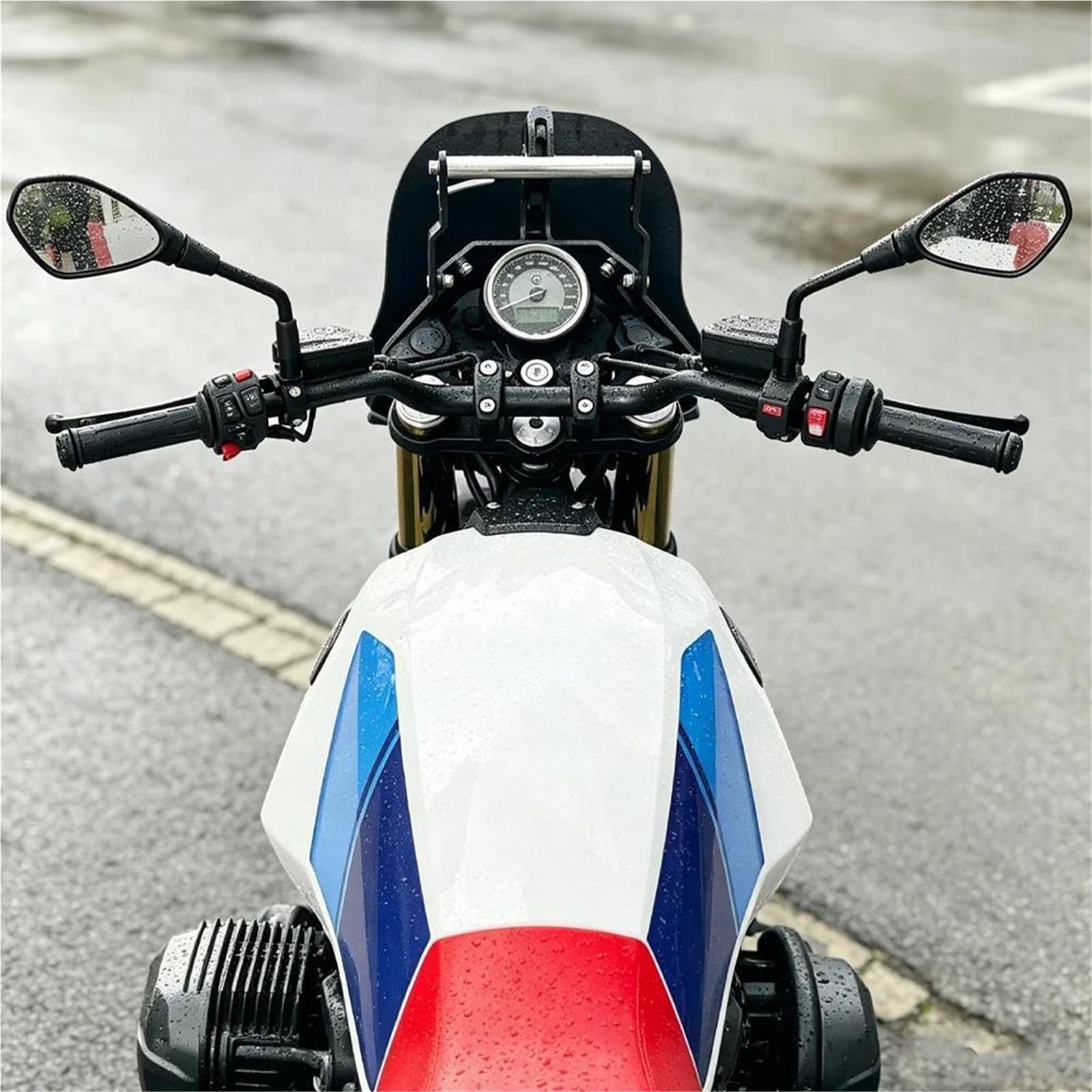 Per R 12 G/S 2025 Supporto Staffa Navigazione Supporto GPS Moto Supporto Telefono Cellulare Espansione Piastra di navigazione GPS