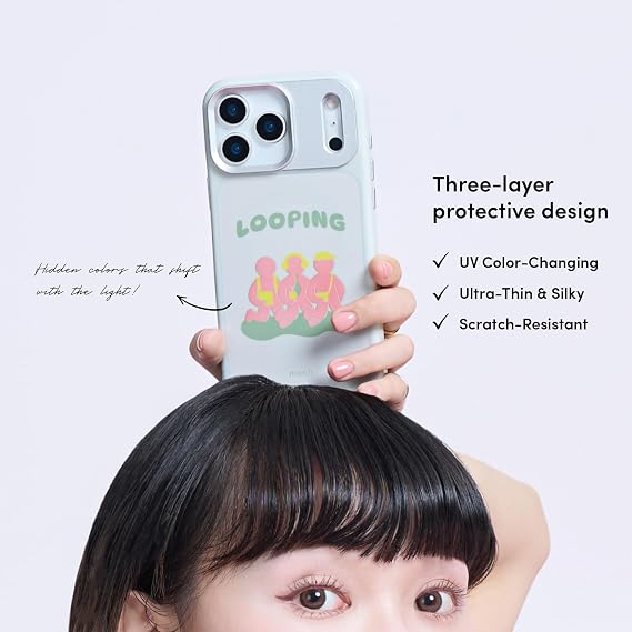 Moshi LumaTime for IPhone17 Pro Max (magsafe) (Lazy Lilac)