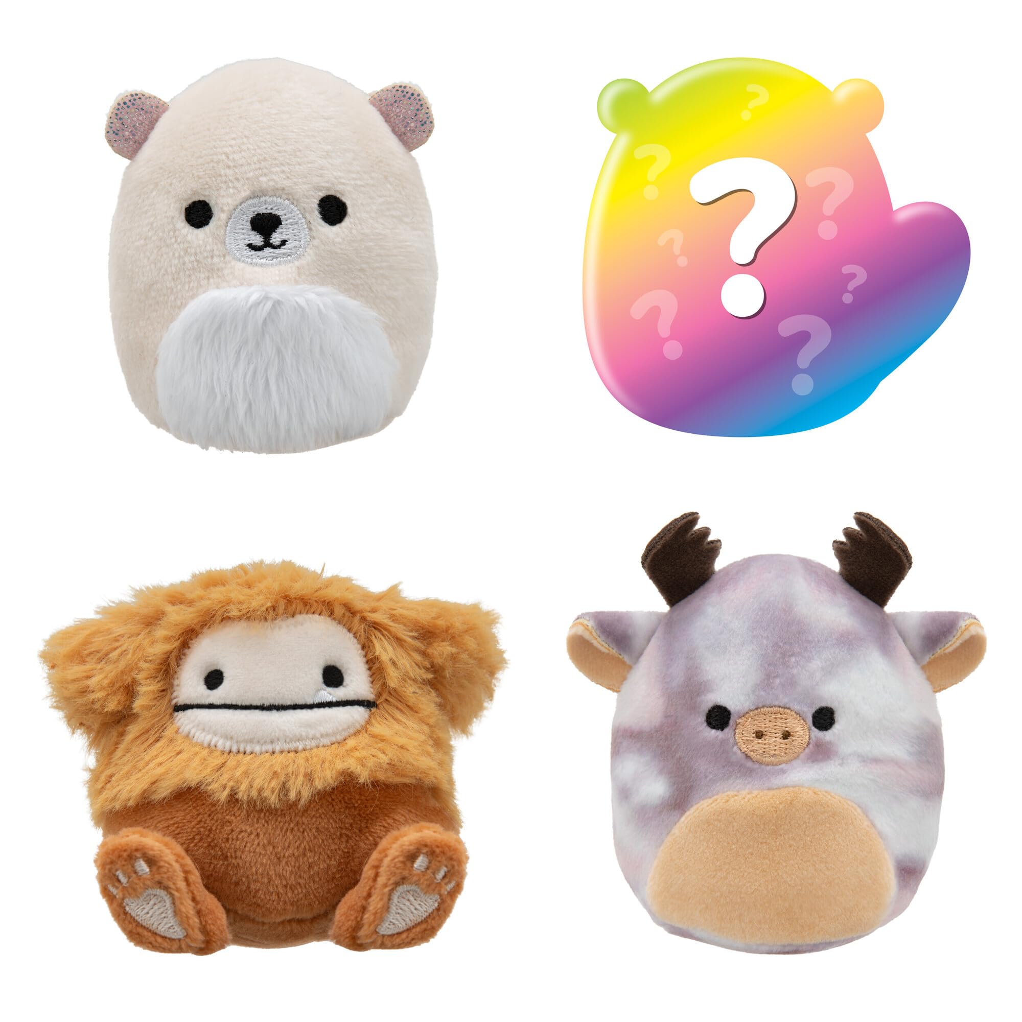 Squishville by Original Squishmallows Mount Squishmore Squad Plush, Four 2-Inch Squishmallows Plush Including Benny, Thekla - Image 2