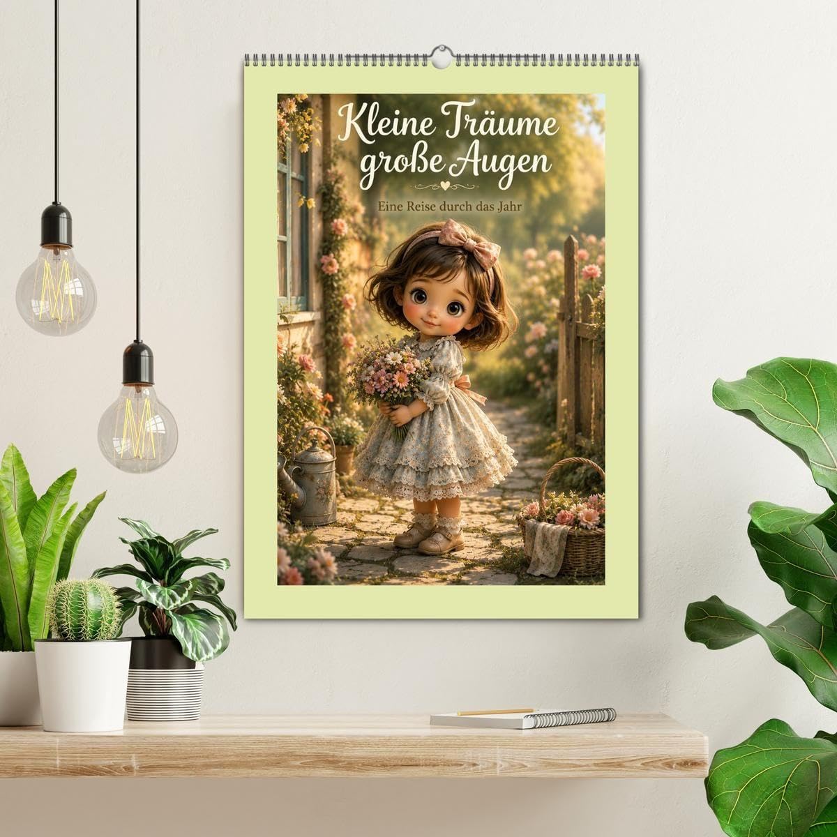 Kleine Träume große Augen (Wandkalender 2027 DIN A2 hoch), CALVENDO Monatskalender: Wärme für die Seele (CALVENDO Menschen)