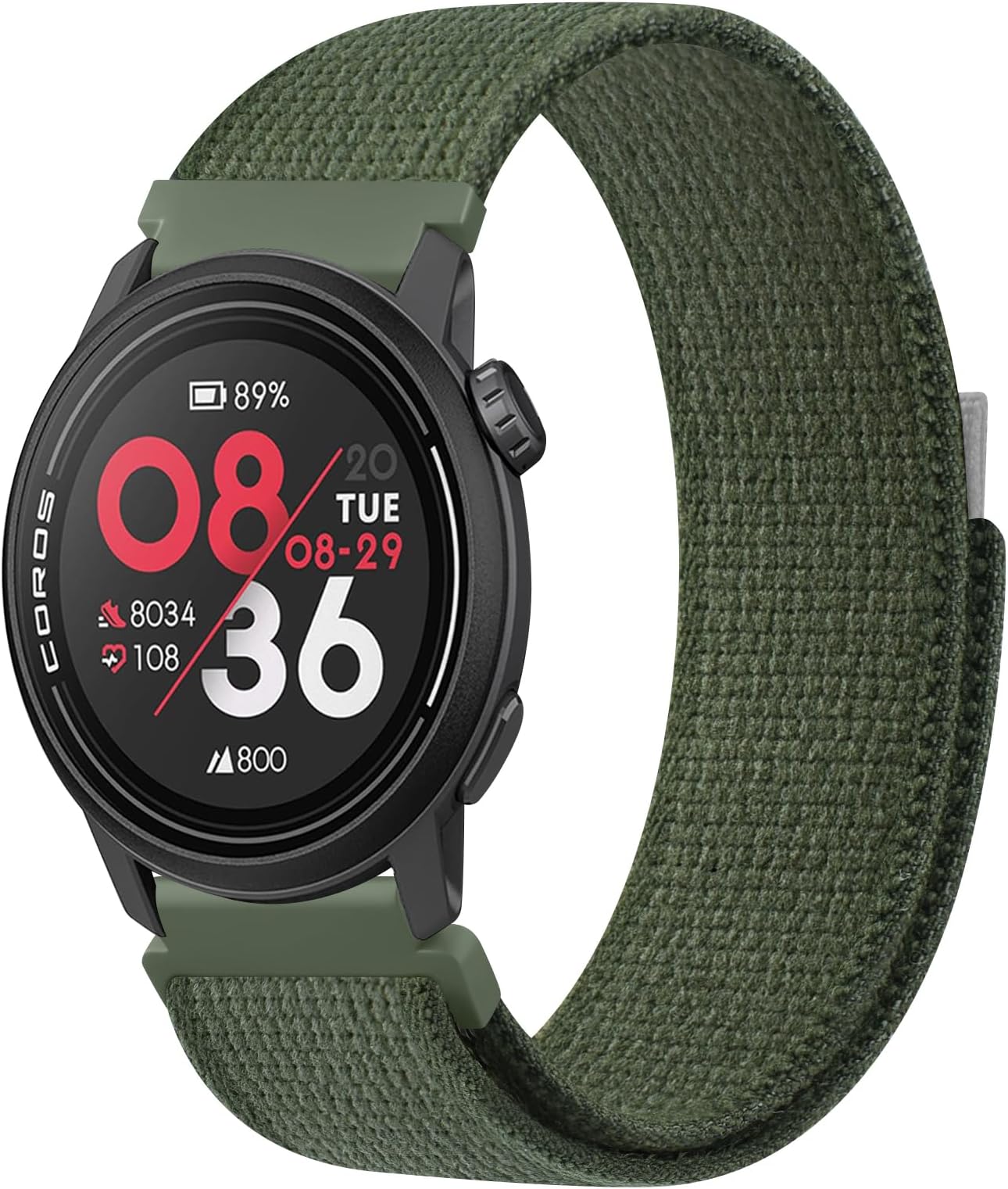 Meliya Nylon Bands Compatible with Coros Pace 3/Apex 2 Pro/Apex Pro/Apex 46mm Watch Band, Soft Nylon Sport Loop Replacement Wristband for Coros Pace 3 Watch