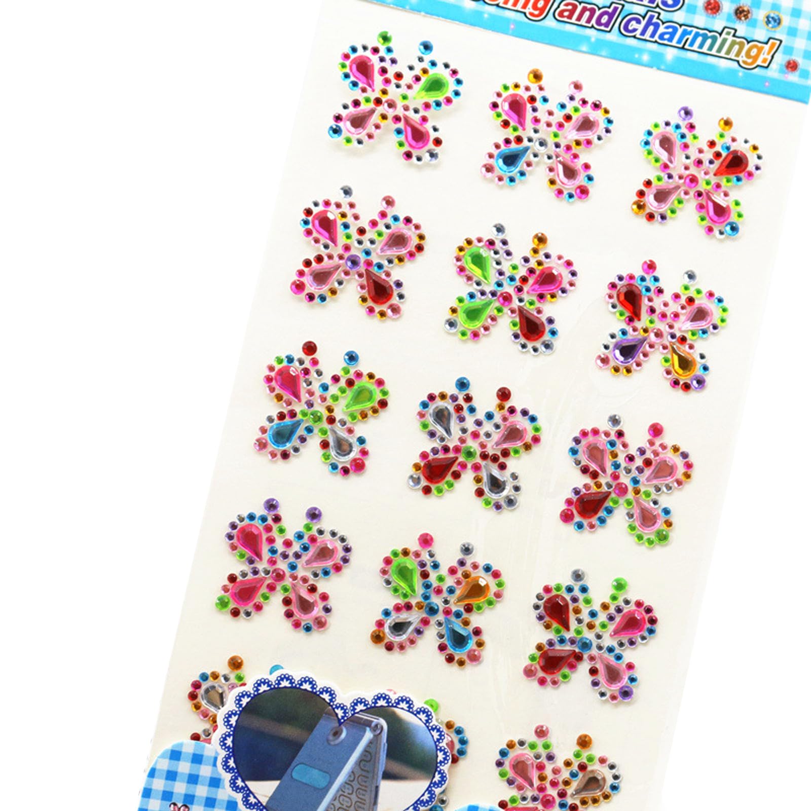 Limtula Sticker Jewels Rhinestones for, Selfs Adhesive Stick on Gemstones for Face Scrapbooks Supplies for