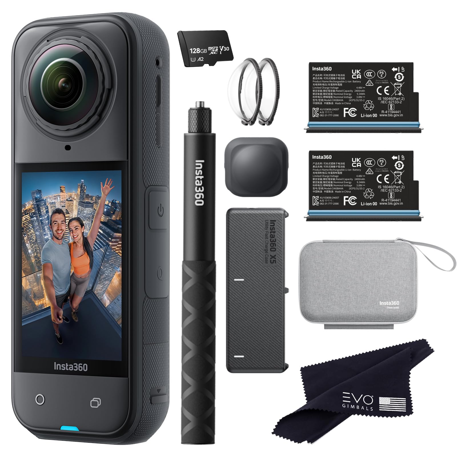 Amazon.com : Insta360 X5 Essentials Bundle-8K Waterproof 360