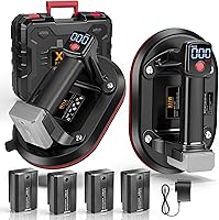 Vista 11 de Setter de costura de encimera de ángulo recto de 90 a 270 grados, paquete de 2 con vasos de vacío de 7 pulgadas para unión y nivelación de costuras