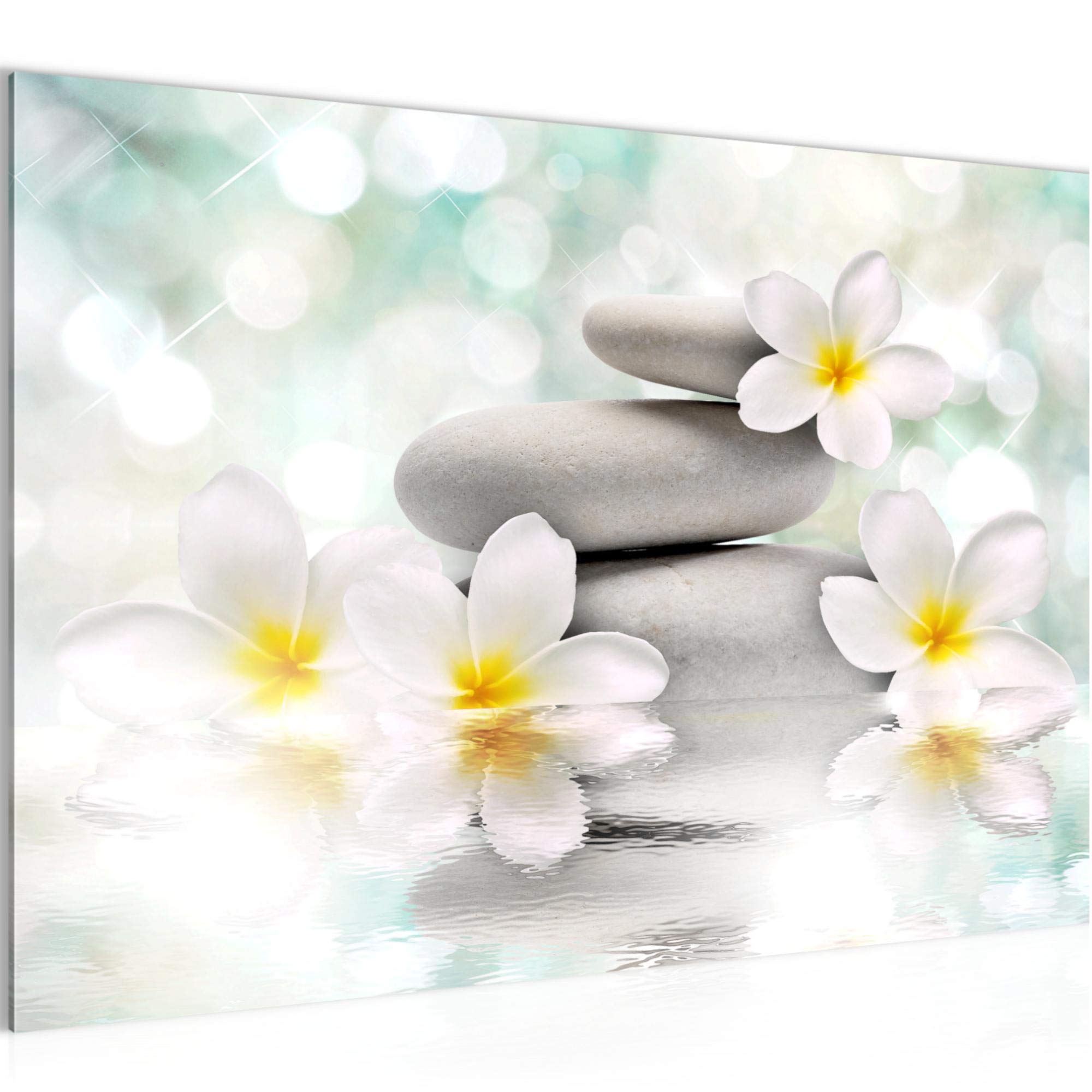 Quadro Su Tela Runa Art Flowers Roses, 60x40 Cm, Stampa XXL, Pronta Da Appendere, Made In Germany - 4