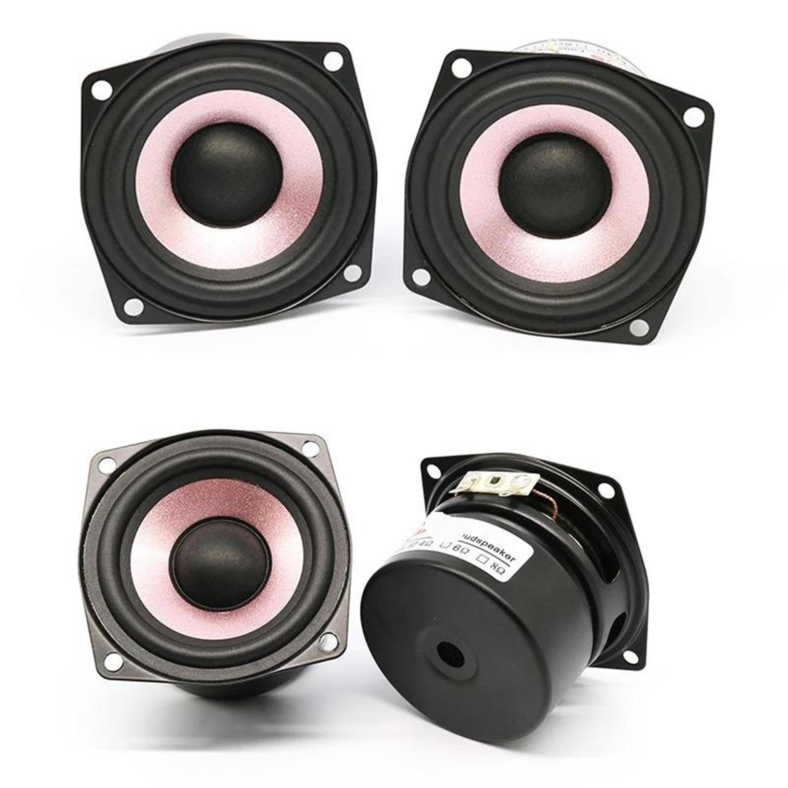 Haut-Parleur Haute fréquence for Haut-parleurs 20W, 4-8ohm, 2.5 Pouces, unité de Pilote, amplificateur Audio Domestique Haute sensibilité(8Ohm 1PCS)