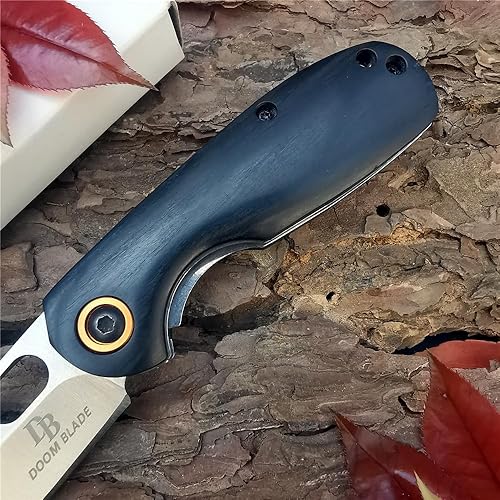 Miniatura 3 de DOOM BLADE Navaja de bolsillo de regalo para hombre, cuchillos plegables con clip de bolsillo de 2.63 pulgadas, longitud de la hoja, hoja de acero