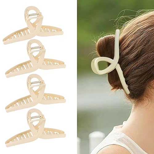 Miniatura 7 de Alemaky Pinzas de pelo extra grandes de 6 pulgadas, pinzas de garra para cabello grueso y cabello largo, paquete de 4 pinzas de garra extra grandes,