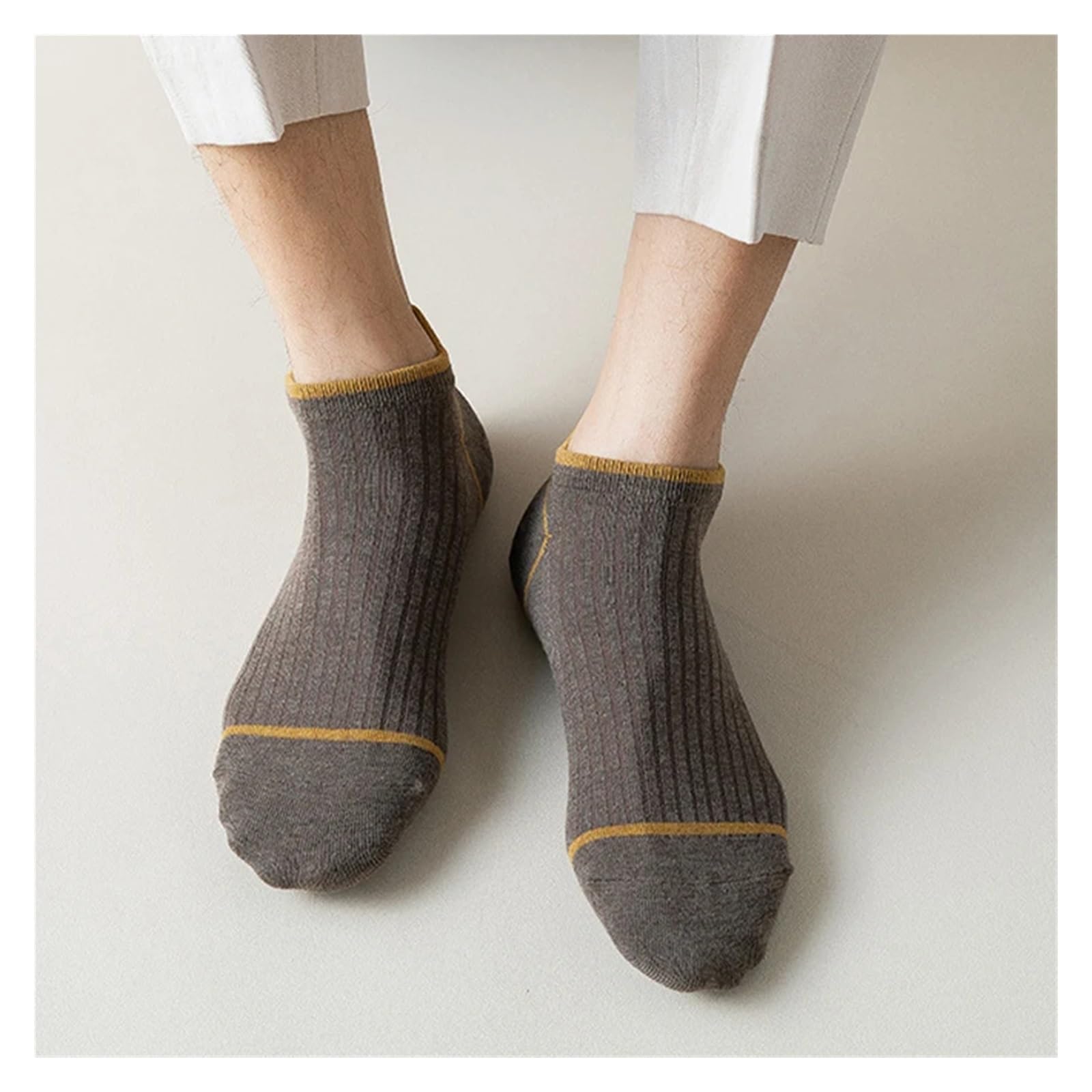 Calcetines Tobilleros Hombre 10 pares de calcetines cortos algodón for hombre, transpirables, cómodos, unisex, suaves, corte bajo, deportivos, malla